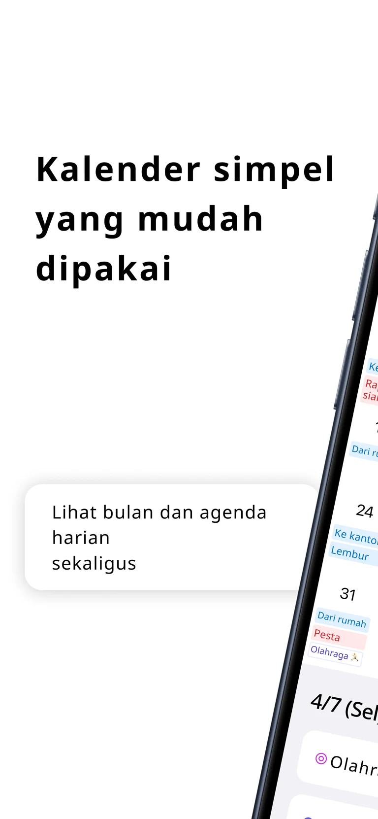 Tampilan bulan