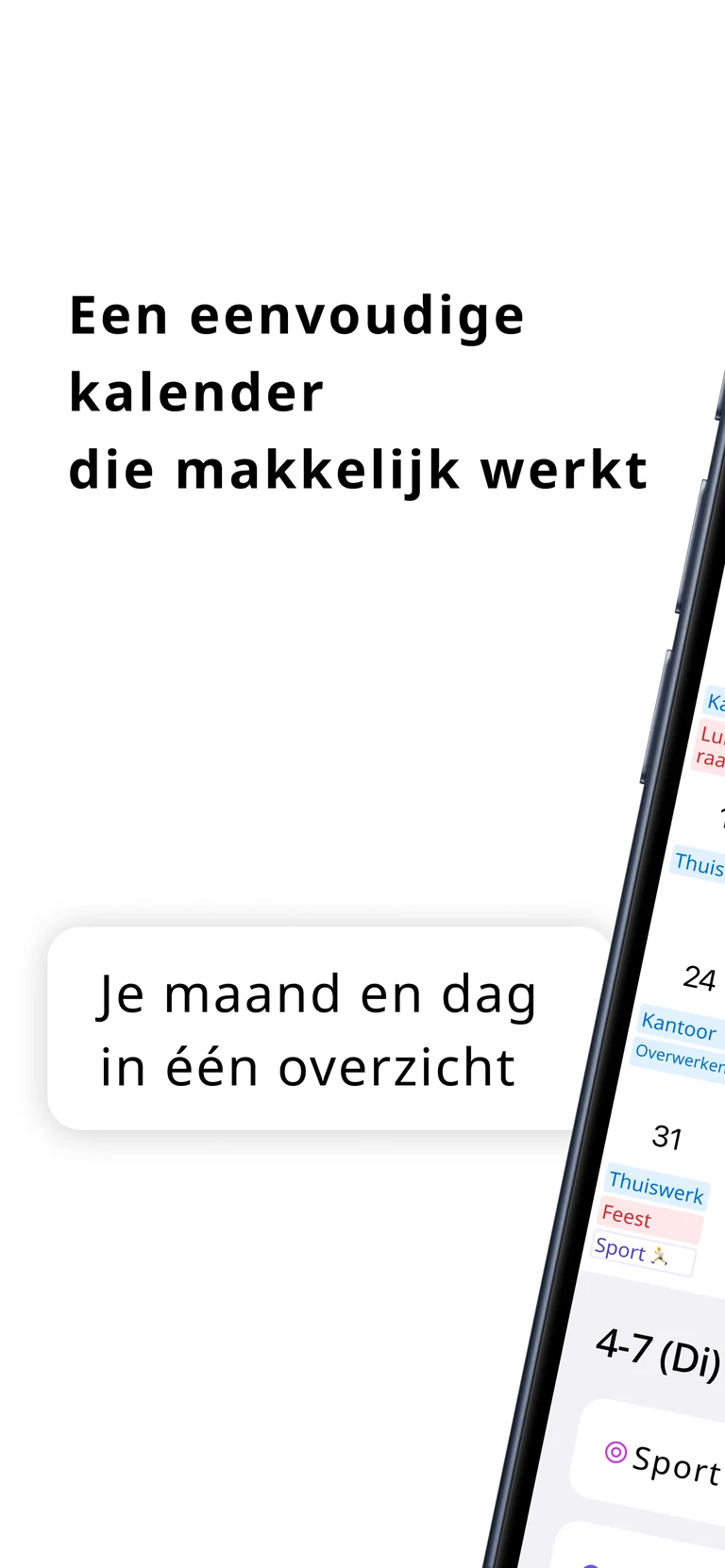 Maandweergave